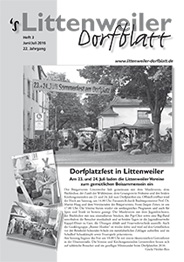 Littenweiler Dorfblatt Heft 3 2016