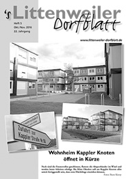 Littenweiler Dorfblatt Heft 5 2016